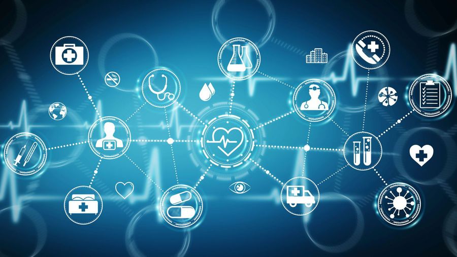Symbolbild Hubs Digitalisierung Medizin