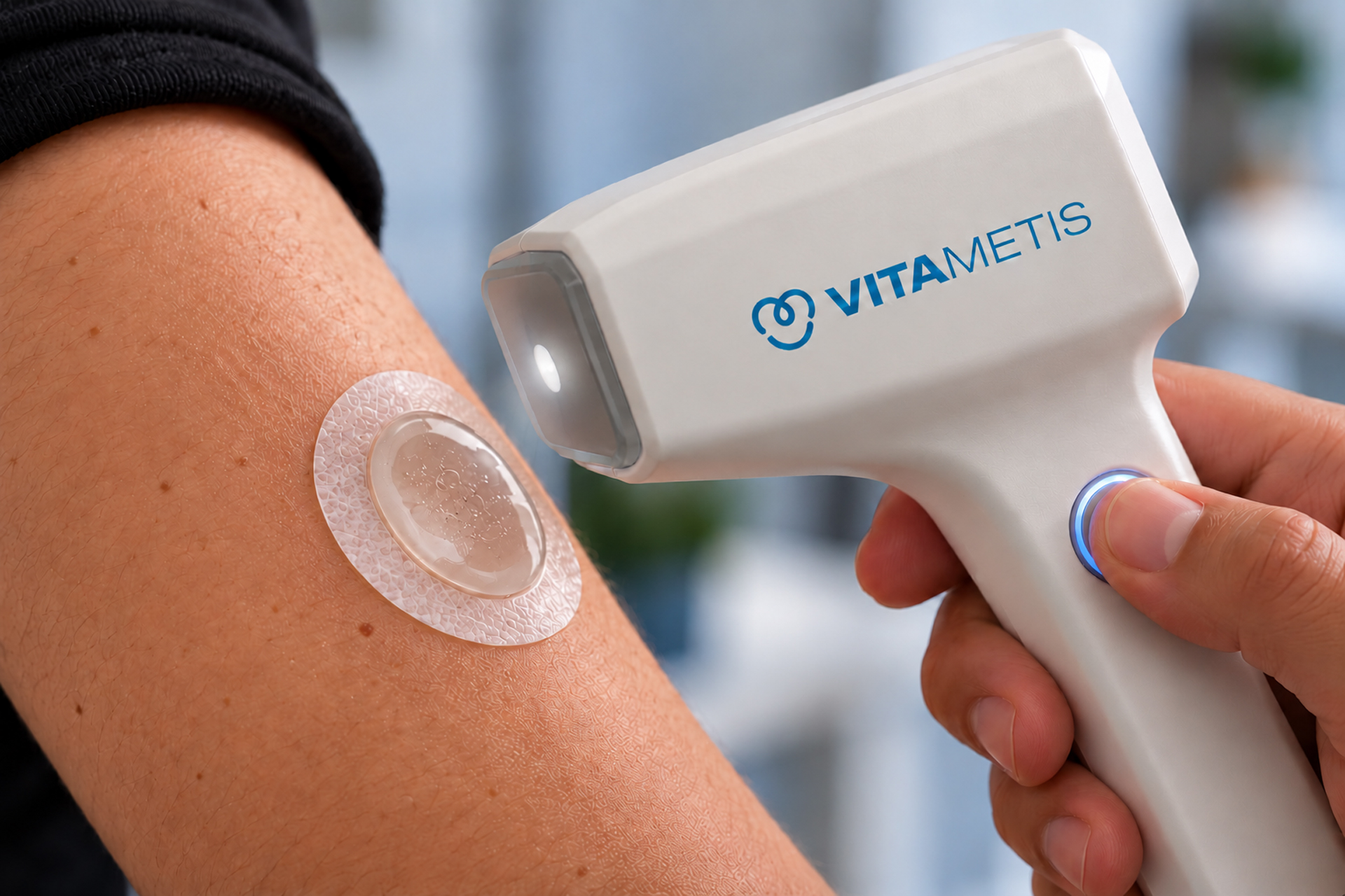 VitaMetis Scanner und Patch (KI-Generiertes Bild, Copyright VitaMetis)