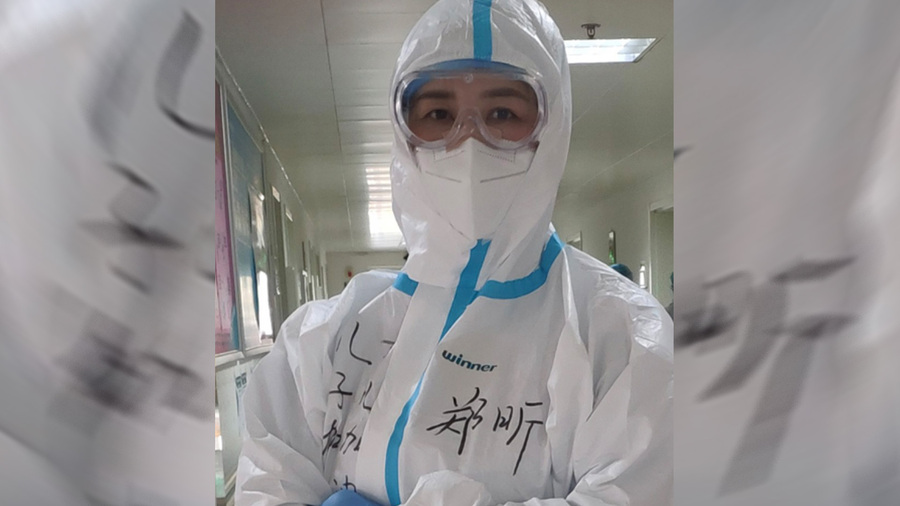 Prof. Dr. Xin Zheng im Wuhan-Essen Joint Laboratory for Infection and Immunity.